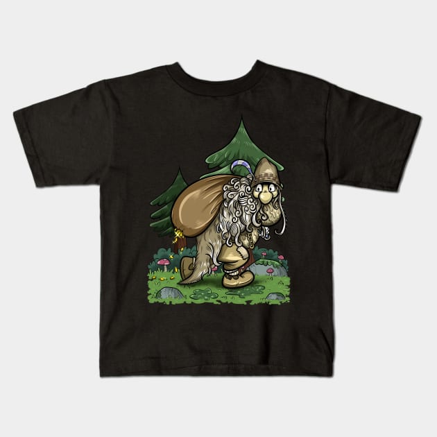 John Bauer's Troll Beauty of Scandinavian Folklore Kids T-Shirt by Holymayo Tee